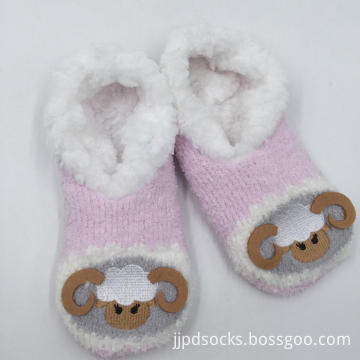 fashion pink sheep slipper socks